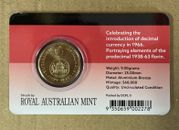 2016 50th Anniversary of Decimal Currency Changeover $1 One Dollar DOWNIES CARD 