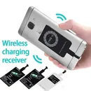Wireless Charger Empfänger Unterstützung Typ C Micro USB Fast Wireless Charging Adapter für iPhone