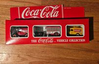 RARE 1967 Coca-Cola Set of 3 DIE-CAST Metal Toy Vehicles England