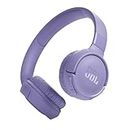 JBL Tune 520BT - Wireless On-Ear Headphones, Up to 57H Battery Life and Speed Charge, Lightweight, Comfortable and Foldable Design, Hands-Free Calls with Voice Aware (Purple)