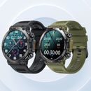 Military Smart Watch for Men(Answer/Make Call)Rugged Heart Rate Fitness Trackebf