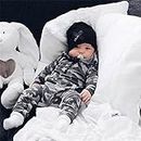 UK Newborn Baby Girl Boy 0-24M Hooded Romper Jumpsuit Playsuit Clothes Outfit
