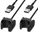 Charger for Fitbit Charge 3, Fitbit Charge 4, Replacement USB Charging Cable Clip Cord for Fitbit Charge 3/4 (2-Pack, 3.3ft)