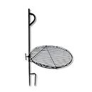 BACKYARD EXPRESSIONS PATIO · HOME · GARDEN 913280-NM Campfire Heavy Duty Steel, Fire Camp Grill for Outdoor Open Flame Cooking, 24 Inch Grate Diameter-Backyard Expressions, Black