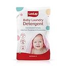 LuvLap Baby Laundry Liquid Detergent, 1000ml Refill Pack, Concentrated Non Toxic Anti-Bacterial Formula, No Phosphate, Paraben & Fluorescence, pH Balanced, No stains, No Residue, Biodegradable