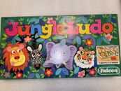Vintage 1970er Jahre Dschungel Ludo Brettspiel von Falcon Toys - komplett sehr guter Zustand Tier Geschenk