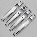 XQRYUB Car decoration door handle cover silver accessories,Fit For Chrysler Town Country 2011 2012 2013 2014