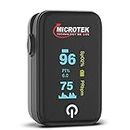 Microtek Pulse Oximeter with Oxygen Saturation Monitor, Heart Rate and SpO2 Levels Oxygen Meter with OLED Display