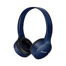 Panasonic On-Ear Wireless Headphones with Bluetooth Connectivity, Blue (RB-HF420BE-A)