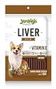 JerHigh Fully Digestible Healthy Snack & Training Treat Human Grade High Protein Chicken with Liver Flavour 100g + 20% Extra (Pack of 5) - DogsNCats