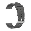 MELFO Smart Watch Strap Compatible with Lg The Real Watch Soft Silicone Strap - Grey