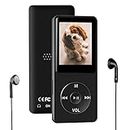 32GB MP3 Player with Bluetooth, Portable Music Player with Speaker for Sports, HiFi Lossless Digital MP3 Player with FM Radio, Voice Recorder, Video, E-Book 30 Hours Play and Expandable Up to 128GB