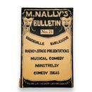 McNally's Bulletin No. 1940 21 actuaciones de radio y escenario Vaudeville Burlesque