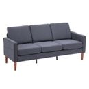 3 Seater Sofa Set Accent Chair Armchair Couche w/ Padded Seat for Living Room