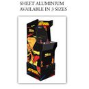 Aluminiumschild / Plakette mit Defender Arcade Schrank