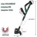 20V Cordless String Trimmer/Edger, 10" Cutting Path, Charger Included
