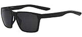 Nike EV1097-001, Injected Sunglasses Matte Polarized Unisex-Erwachsene, Black/Dark Grey, 59/15/145