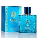 Verse Adonis for Men - 3.4 Fl. Oz. 100ml Men's Perfume with NovoGlow Carrying Pouch - Refreshing Combination of Woody Floral & Fruity Scents - Masculine Scent Lasts All Day A Gift for Any Occasion