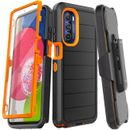 Rugged ShockProof Armor Hybrid Phone Case Cover Belt Clip Stand Screen Protector