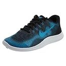 Nike Boys Flex 2018 RN (GS) Black/Equator Blue-White Running Shoes (AH3438-003)