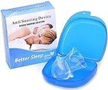 Snoredestroy Tongue Retainer, Silicone Quiet Nights Tongue Retaine, Snore Destroy Tongue Holder, Comfortable Nasal to Relieve Snore for Women&Men, Effectively Prevents Snoring All Night Long (1pcs)