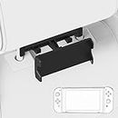 GEEKRIA Car Headrest Mount Holder Gaming Accessories Compatible with Nintendo Switch/Switch OLED/Switch Lite/Cell Phone, or Other 5.5-10.5" Device, 180° Rotating Adjustable (Black)