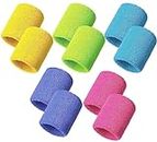 Toyshine Thick Cotton Wristbands, Athletic Sweat Bands for Sports Activities - Pack of 5 Pairs Color May Vary (SSTP) - B