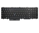 Yesvoo US Non-Backlit with Stick Pointer Keyboard for Dell Latitude E5550 E5570 5580 Precision 15 (7510) 17 (7710) 15 (3510) 3520 7520 7720, P/N: 0N7CXW NSK-LL0UC 01 SN7232BL N7CXW