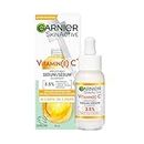 Garnier Vitamin C Serum, With 3.5% Niacinamide + Salicylic Acid, Evens, Smoothens and Brightens Skin, Reduces Spots, For All Skin Types Even Sensitive Skin, Vegan Formula, Skin Naturals, 30 ml