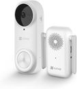 EZVIZ Wireless Video Doorbell 2K HD WiFi Camera with Chime, 2-Way Talk, DB2 3mp