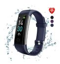 Fitness Tracker/Activity Watch - Heart Rate Monitor, Message Notification (Blue)