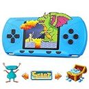 Handheld Games for Kids, Handheld Game Console 3" HD Screen Built in 258 Video Game Console Portable Retro Hand Held Gaming Console, Boys Toys Gifts for Ages 5 Above Kids Handheld Video Games Blue