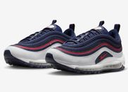 Nike Air Max 97 “USA” Midnight Blue/Red/White Men’s Size US 11.5 Casual Shoes ✅