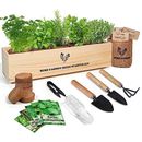 Indoor Herb Grow Kit 5 Seeds Garden Starter Kit