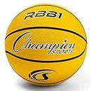 Champion Sports Official Heavy Duty Rubber Cover Nylon Basketballs, Size 7