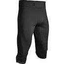 Champro Men's Standard Touchback Football Practice Pants, Black, Small