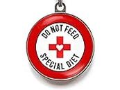 Wag-A-Tude Tags Do Not Feed Special Diet - Medical Pet Tag - Free Personalisation (Small)