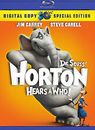 Dr. Seuss Horton Hears a Who (Blu-ray Disc, 2009, conjunto de 2 discos, película en efectivo) - Sin Caja