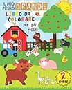 Il Mio Primo Grande Libro da Colorare Per i Più Piccoli - 2 PARTE: Animali da colorare per i più piccoli | Libro da colorare per bambini di 1-3 anni | ... attività per i più piccoli (Italian Edition)