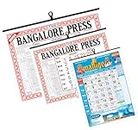 THE BANGALORE PRESS English Combination of Calendars -2024 (Jumbo + Standard + MPD)