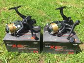 CARP RUNNER FISHING REELS x 2 - NGT MAX 60 LOADED WITH 10LB LINE NGT TACKLE