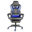 HuAnGaF Video Gaming Chair Racing Recliner,Ergonomic High-Back Racing Reclining Computer Desk Chair with Lumbar Support Flip Up Arms Headrest PU Leather Executive High Back Computer Chair Comfortable