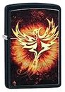 Zippo Phoenix Design Black Matte Pocket Lighter