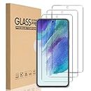 HEYUS [3 Pack] for Samsung Galaxy S21 FE 5G Screen Protector, 9H Hardness Premium Tempered Shatterproof Glass Screen Protector Case Friendly Film for Samsung Galaxy S21 FE 5G
