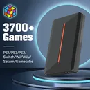 Hyper Base Lbox 500GB Gaming Hard Drive For PS4/PS3/PS2/Wii/Wiiu/Gamecube/Saturn With 3700+ Games
