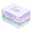 Ballerina Musical Jewelry Box, Bright Color Music Function Girls Musical Jewelry Box for Rings for Bracelets for Necklaces for Earrings(F Music Box)