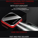 10000mAh Power Bank Portable Fast Charger Battery Pack 2 USB for Mobile Phone UK