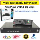 Multi Region Region Free Blu Ray DVD Player CD Disc HDMI USB Portable 1080p