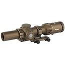 SIG SAUER Tango-MSR LPVO 1-10X28mm 34mm Tube F2/SFP MSR BDC-10 Reticle Durable Hunting Gun Scope w/Mount, Lens Covers & Throw Lever, Coyote Tan