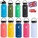 32oz/946ml Hydro Flask Water Bottle Stainless Steel Wide Mouth With Straw & Lid